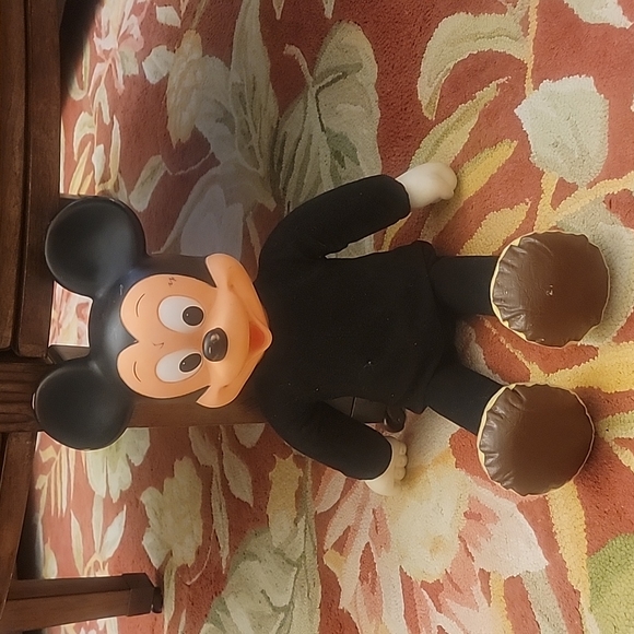 Vintage Marching Mickey Mouse 18" Hasbro Disney Plush Doll Hong Kong - Picture 1 of 13